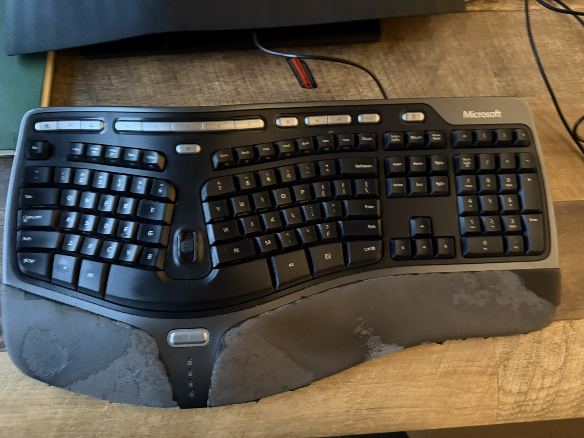 The old keyboard, yep, it's time.