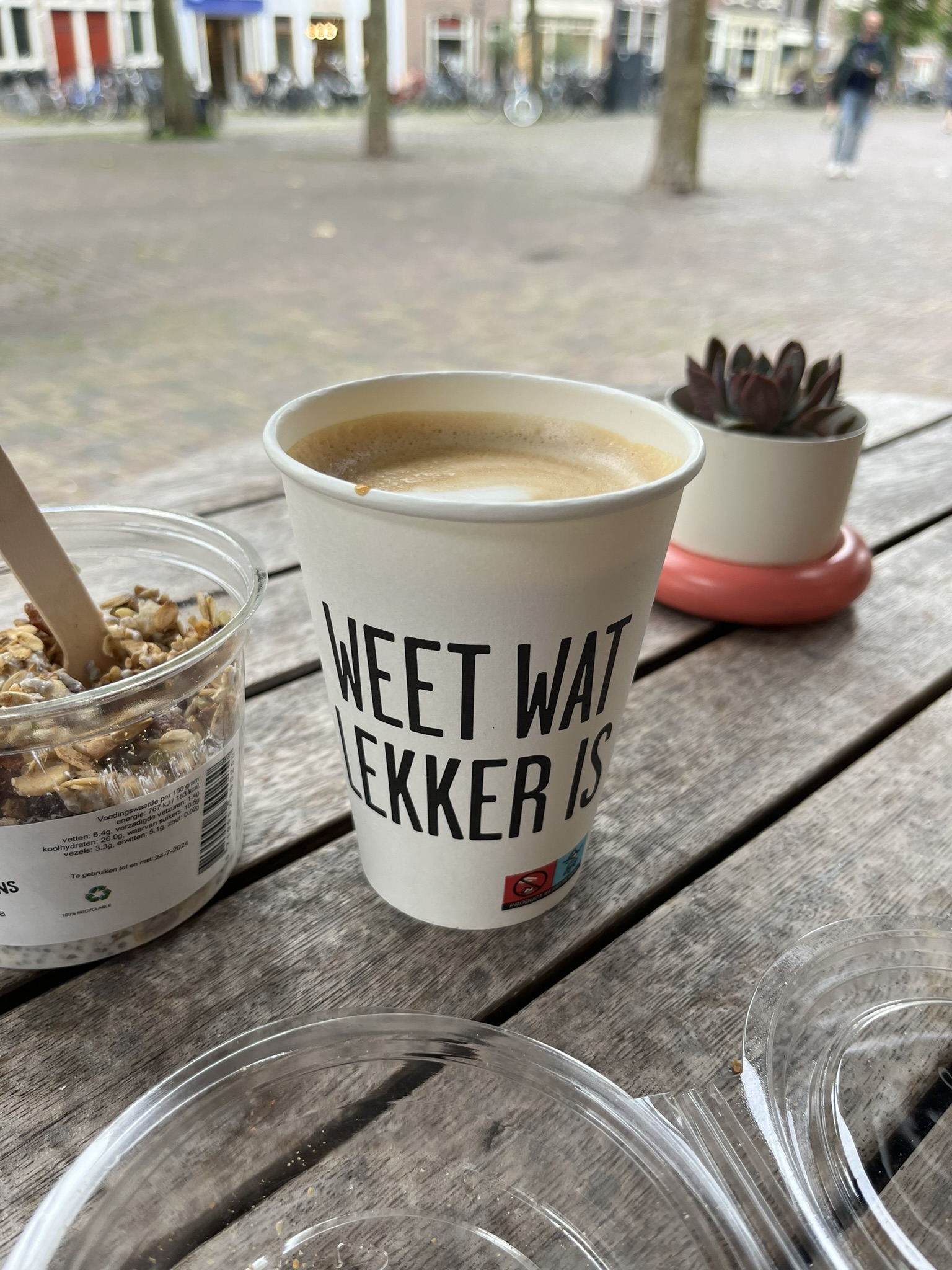 Breakfast while I was in Haarlem.