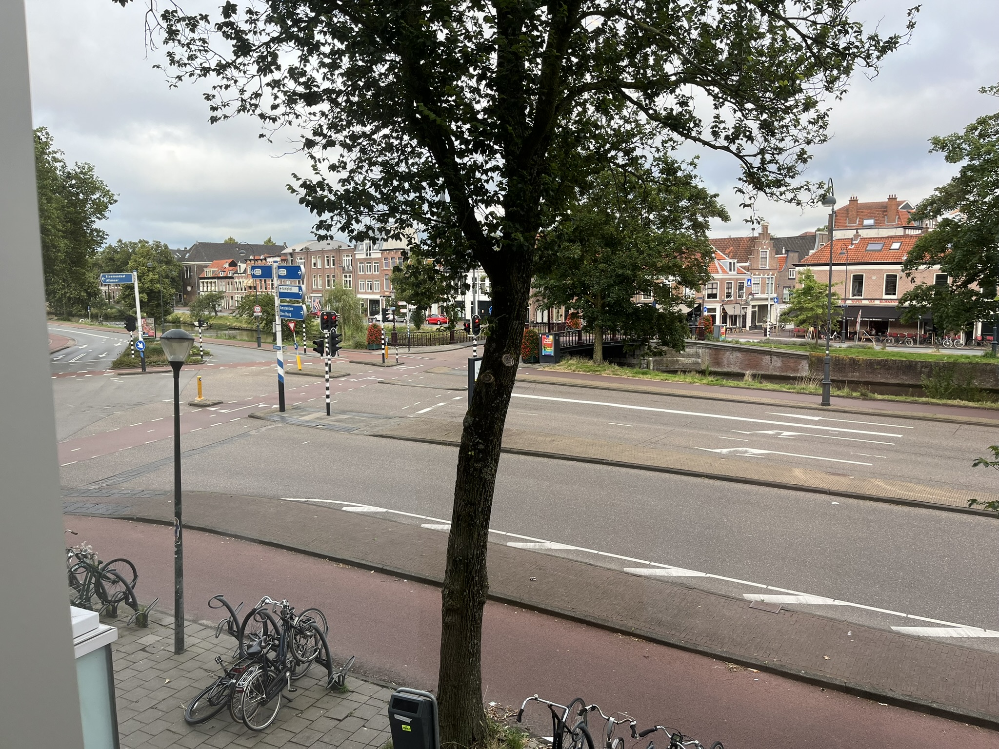 View from my hotel in Haarlem