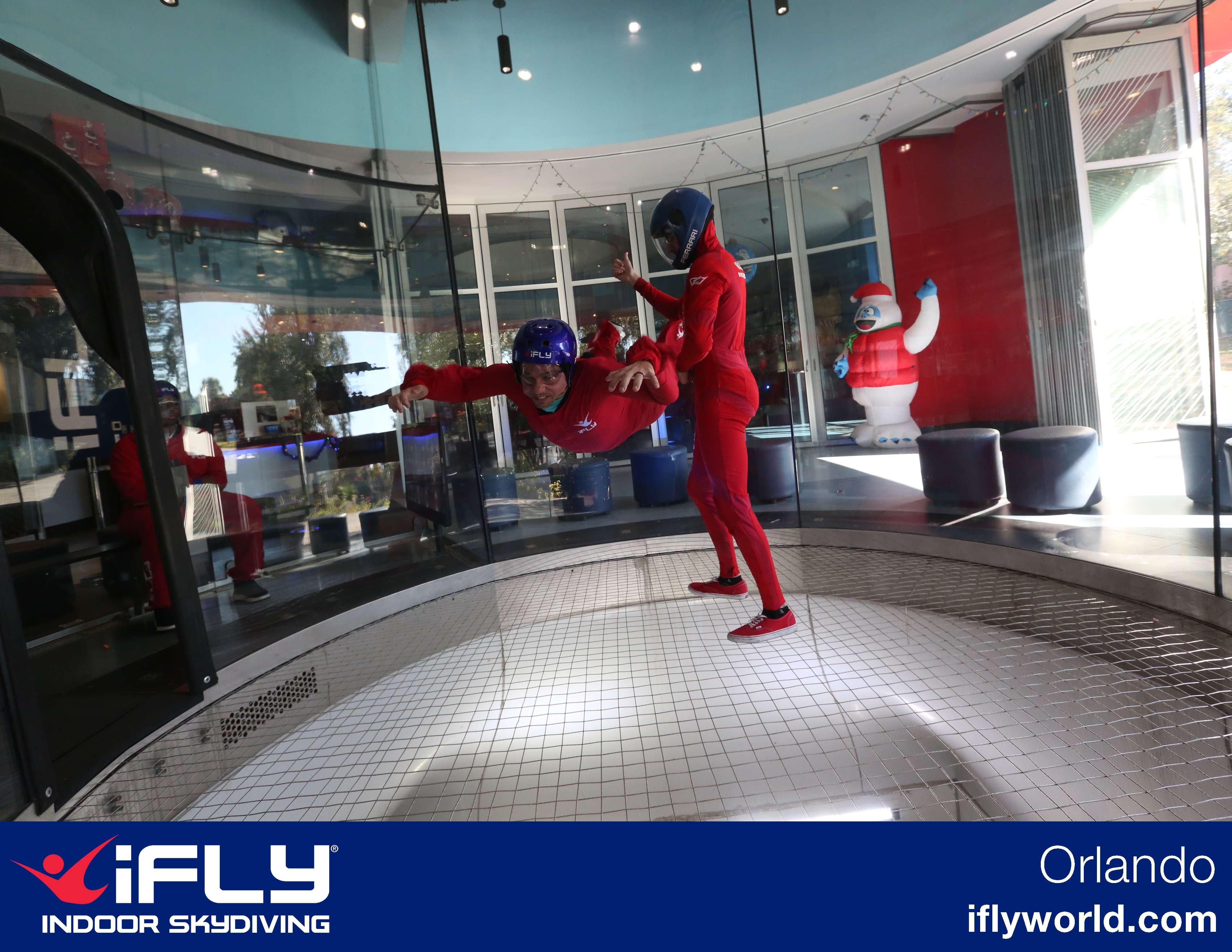 Me in a wind tunnel!