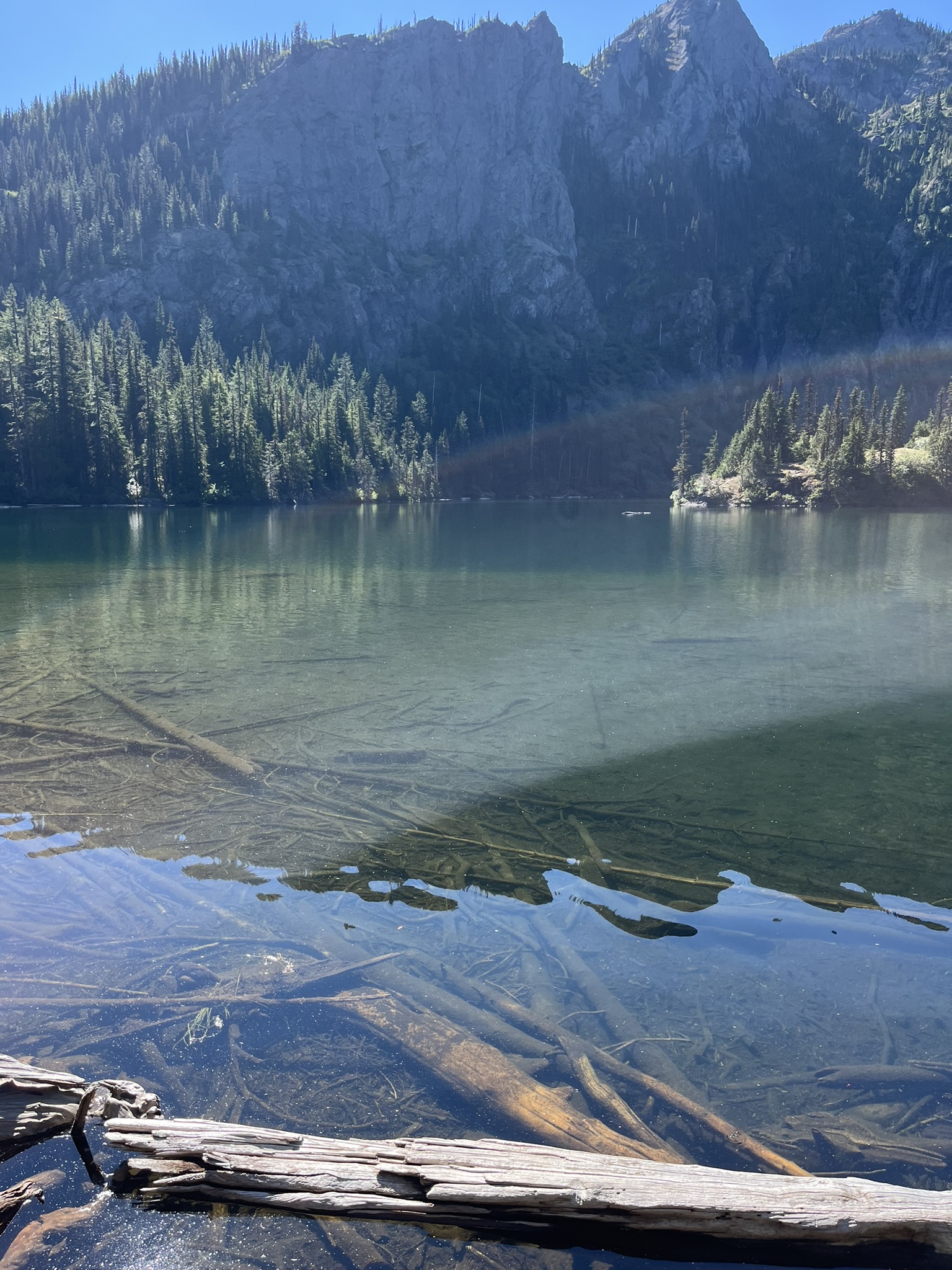 End of Lake Angeles Trail